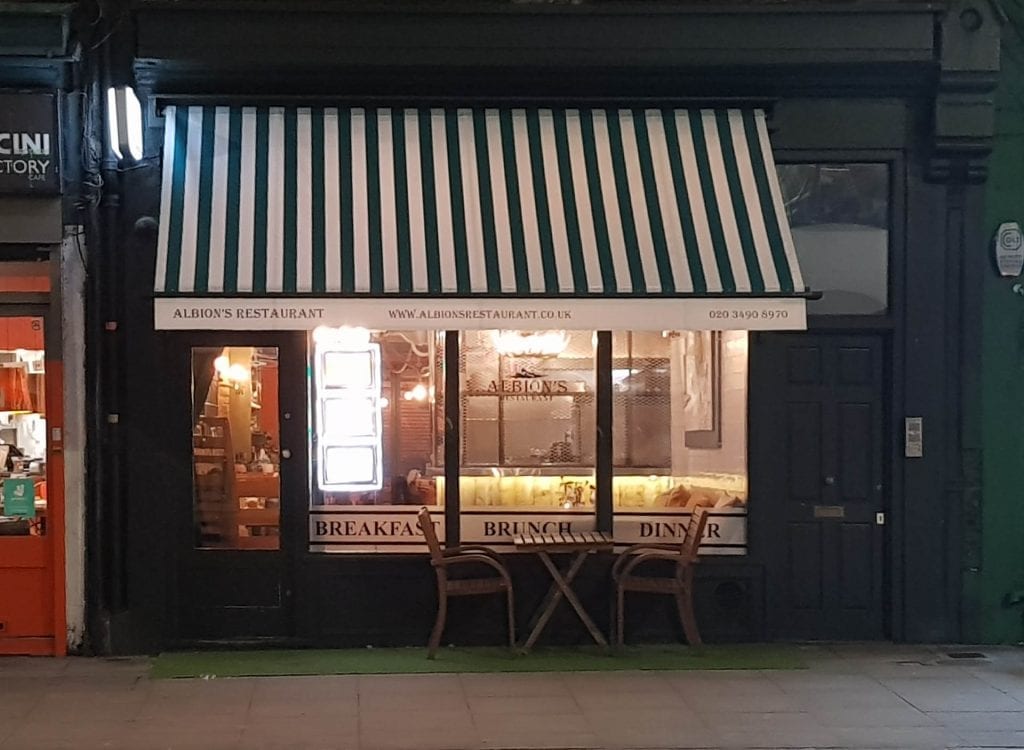 Albion's On Kentish Town Road For Italian & French Food